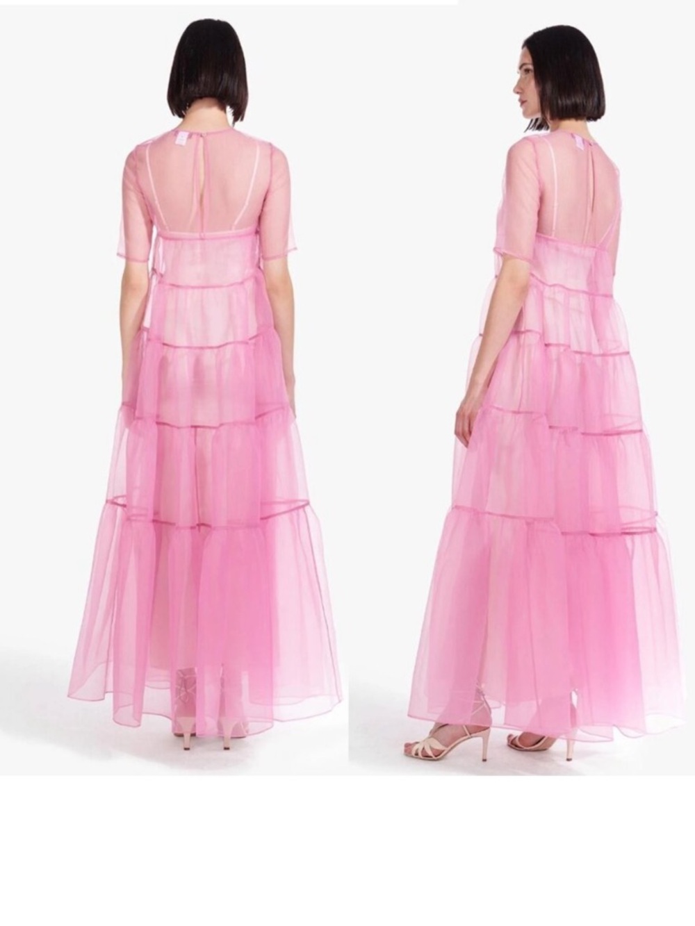 NWT Staud Hyacinth tiered dress - Picture 3 of 3